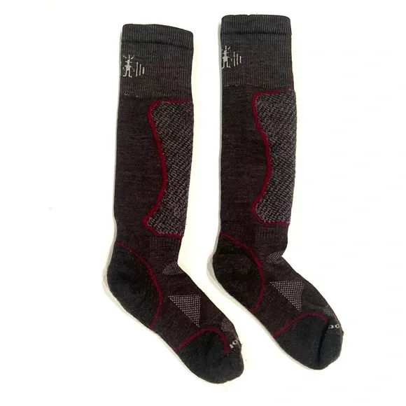 Smartwool | Underwear & Socks | Smartwool Brown Gray Merino Wool Padded Ski  Snowboard Socks Mens Small Euc | Poshmark